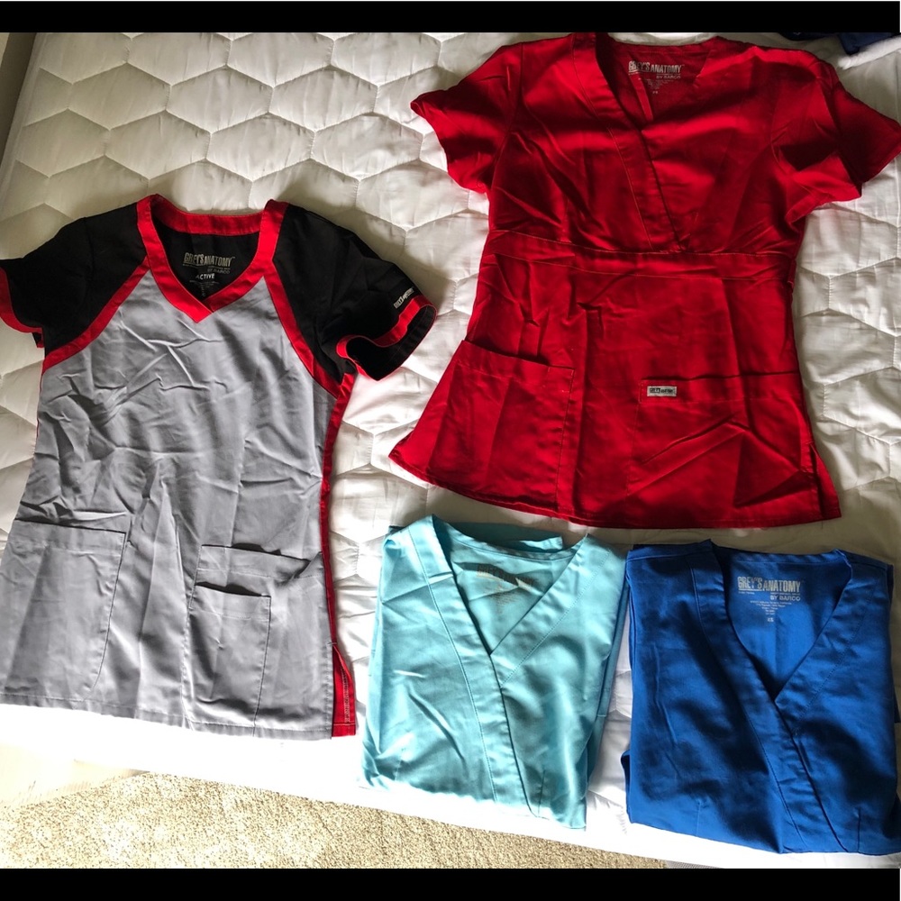 Scrub tops